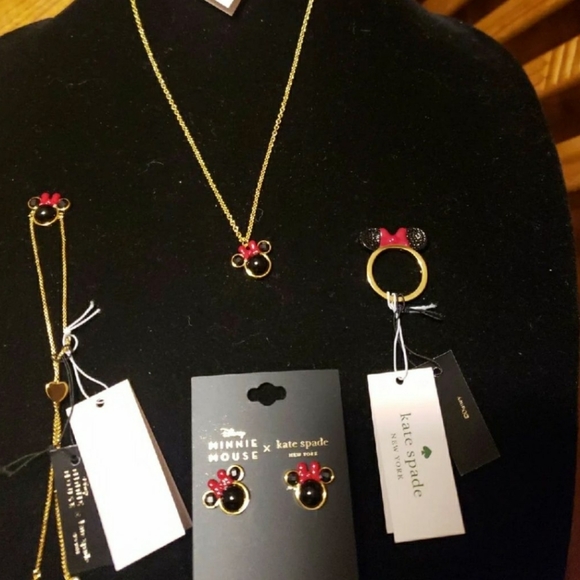 NEW! KATE SPADEMinnie Mouse Jewelry Bundle